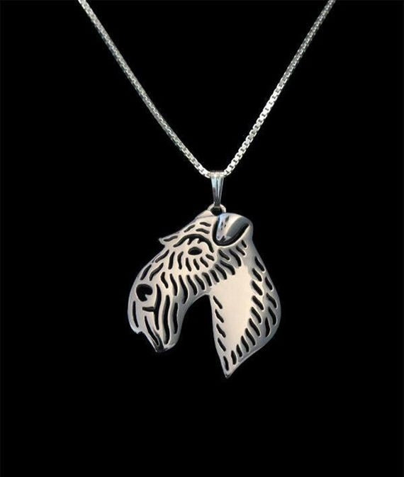 Airedale Terrier pendant & chain