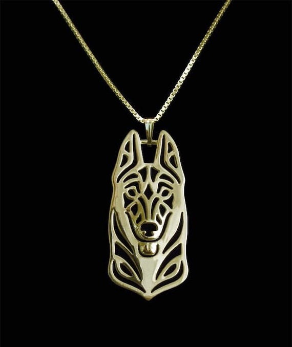 Belgian Malinois necklace