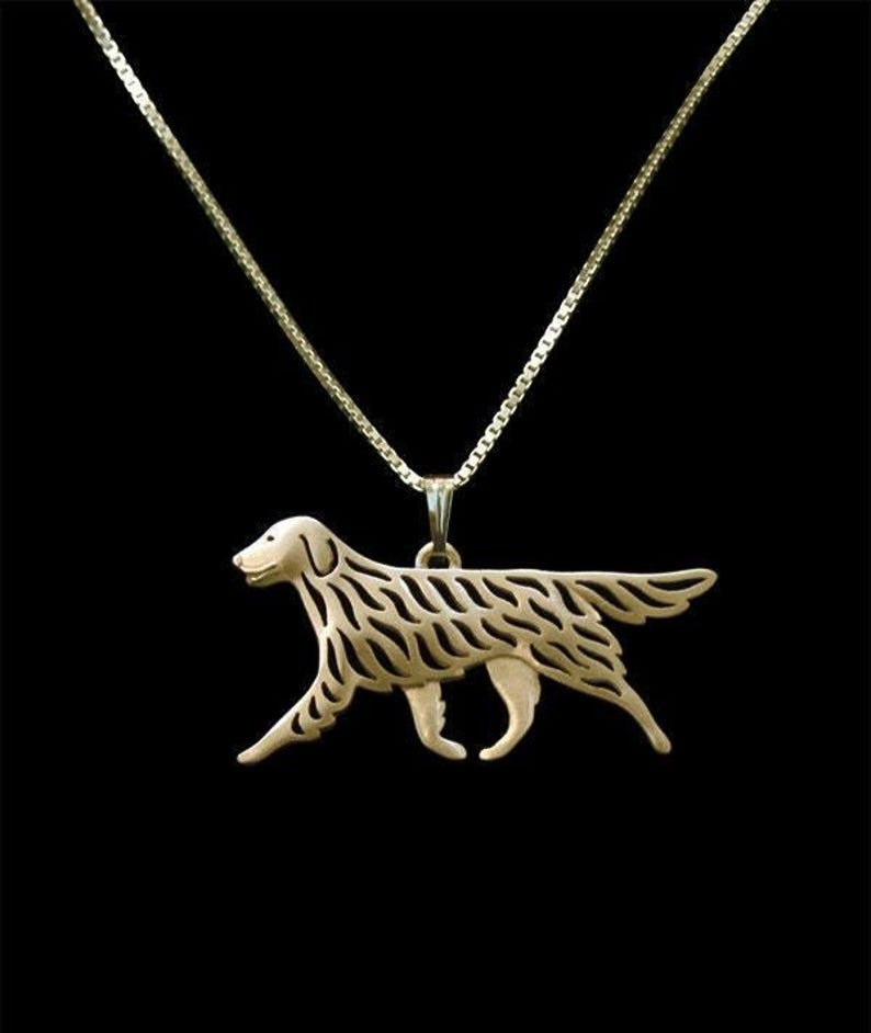 Flat Coated Retriever necklace