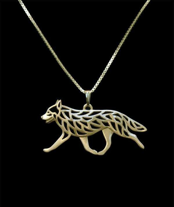 Australian Cattle dog pendant & chain