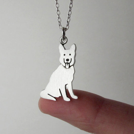 Tiny Australian Cattle dog necklace